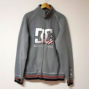 DC Shoes Mens Zipped Thumbhole Sweatshirt